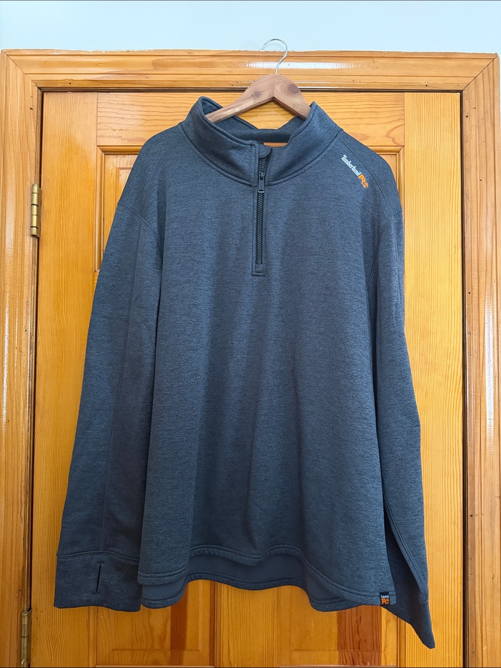 Timberland PRO Dark Gray Half-Zip Work Pullover
